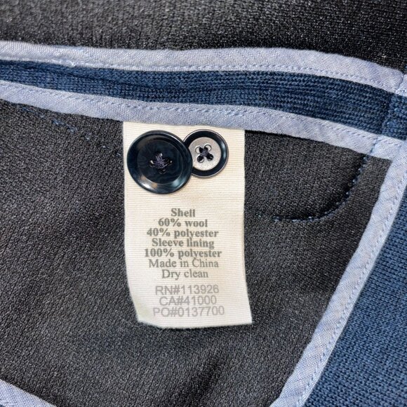 Life/After/Denim Navy Wool Blend Knit Jacket - Picture 4 of 4